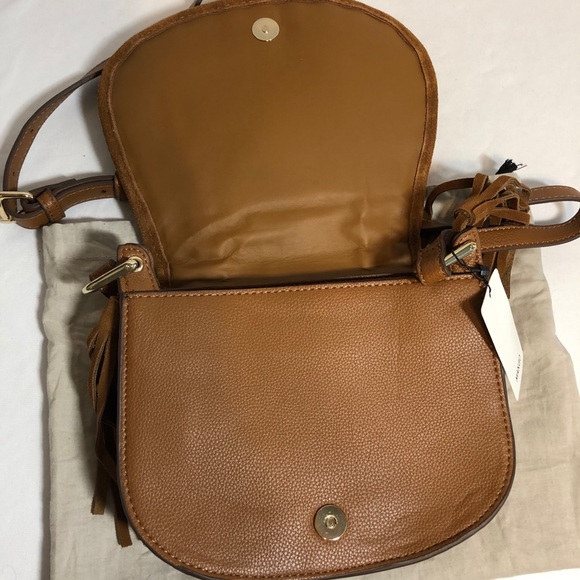 Mango Suede Crossbody Purse - Picture 4 of 5